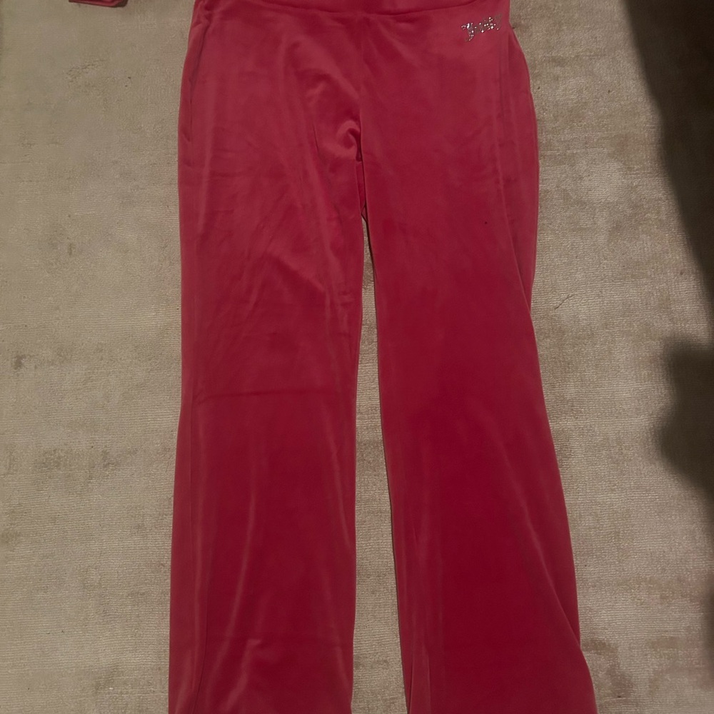 Women’s Juicy Couture Hot Pink Velour Pants